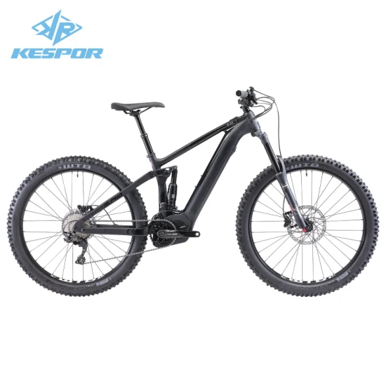 Bici elettrica da montagna con motore MID all'ingrosso OEM di fascia alta da 27,5 / 29 pollici 36V 250W / 500W con telaio in fibra di carbonio